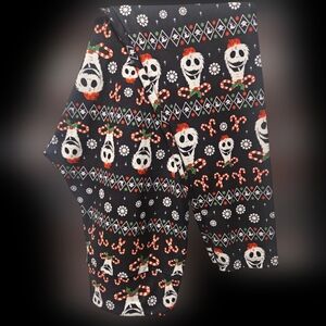 Nightmare Before Christmas Santa Jack Size OS Leggings Lightly Used